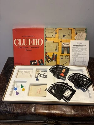 Cluedo Vintage Cluedo Board Game by Waddingtons 1965 1972  - Image 1 of 4