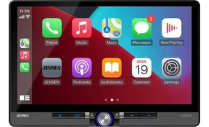 Jensen CAR1415 14" 1-DIN/2-DIN Multimedia Receiver with CarPlay and Android Auto - Picture 1 of 2