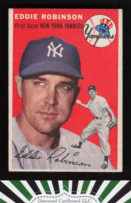 1954 Topps #62 Eddie Robinson VGEX e - Image 1 of 2