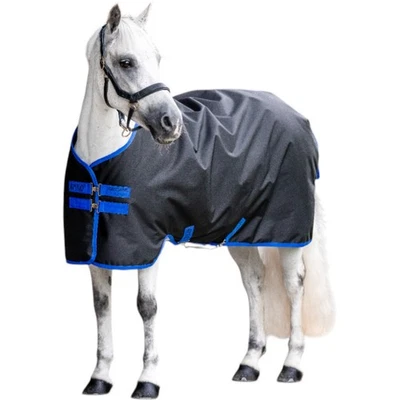 Horseware Ireland Black/Classic Blue 145 cm Weidedecke Amigo 0g Ripstop 900D - Bild 1 von 4
