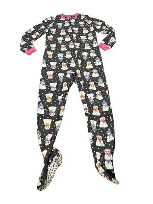 Bonecos de neve Jumping Beans Footie lã meninas tamanho 7 - Imagem 1 de 4