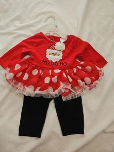 Youngland Baby Christmas Santa Outfit Size 0-3 Months - Picture 1 of 4