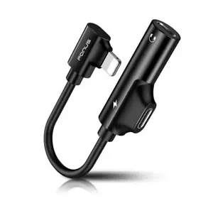 HEADPHONE ADAPTER EARPHONE JACK CHARGER PORT SPLITTER MIC for PHONES & TABLETS - Picture 1 of 6