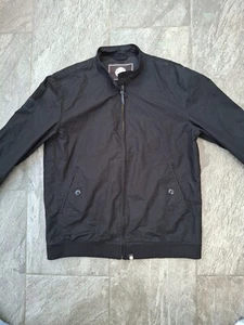 Hübsche grüne schwarze Herrenjacke Windbreaker XL Taschen 60er Style - Bild 1 von 4