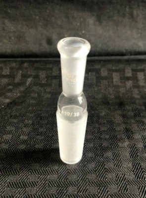 Pyrex Glass Enlarging Adapter 10/30 Outer to 19/38 Inner Joint 8820-1019 Chip - Image 1 of 4