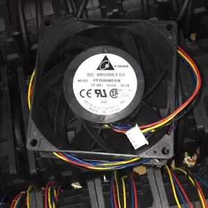Delta PFB0848UHE 48V 0.65A 8038 8cm Dual Ball Cooling Fan - Picture 1 of 1