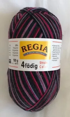 Schachenmayr Regia Sockenwolle,  4-fädig, 100g, Farbe: 5739, mehrfarbig - Bild 1 von 4