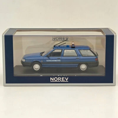 Norev 1/43 Renault R21 Nevada 1994 Sw Station Wagon Gendarmerie Blue Diecast - Image 1 of 4