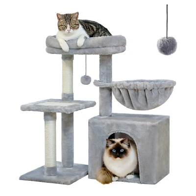 PAWZ Road Cat Tree Cat Tower with Big Hammock  for Indooe Cats Cat Activity Tree - Image 1 of 4