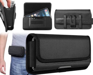 For Samsung Galaxy S25 S24 S23 Ultra Nylon Belt Clip Holster Carrying Pouch Case - Picture 1 of 11