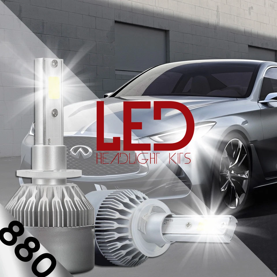 Kit de conversión de faros antiniebla LED HID XENTEC 881 6000K para Kia Sedona 2002-2005 Foto 1 de 4