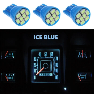 Ice Blue Gauge Cluster LED Dashboard Bulbs For Ford 1979 F100 F250 F350 Truck - Image 1 of 4