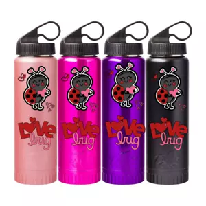 Valentine's Day Silver Buffalo 20oz Stainless Steel Bottle Pick your Color LoveB - Picture 1 of 13