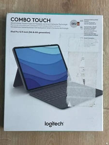 Logitech Combo Touch Für iPad Pro 5. / 6. Gen 12,9" Tastatur QWERTZ Trackpad - Bild 1 von 3