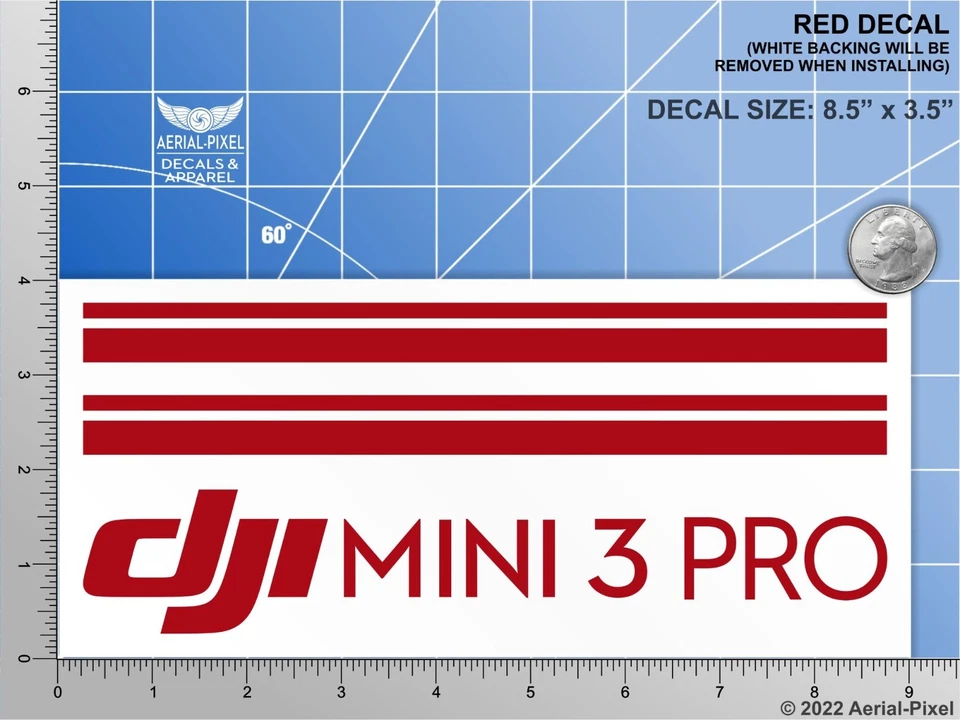 DJI Mini 3 Pro Drone Case Decal  for Nanuk Pelican GoProfessional GPC & More - Image 1 of 3