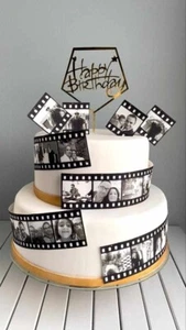 Tortenband Filmstreifen Design – Essbar aus Fondantpapier - Bild 1 von 4