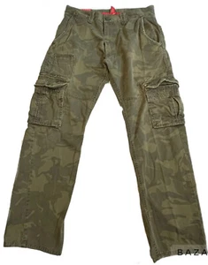 34X30 Jordan Craig Hombre Verde Camuflado Pantalones de Carga Ropa de Calle Táctica *SKU22 - Imagen 1 de 11