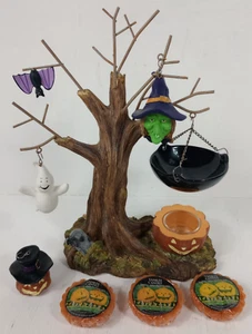 Yankee Kerze Halloween Baum mit Ornamenten und Wachswärmer 11,5 Zoll - Bild 1 von 8