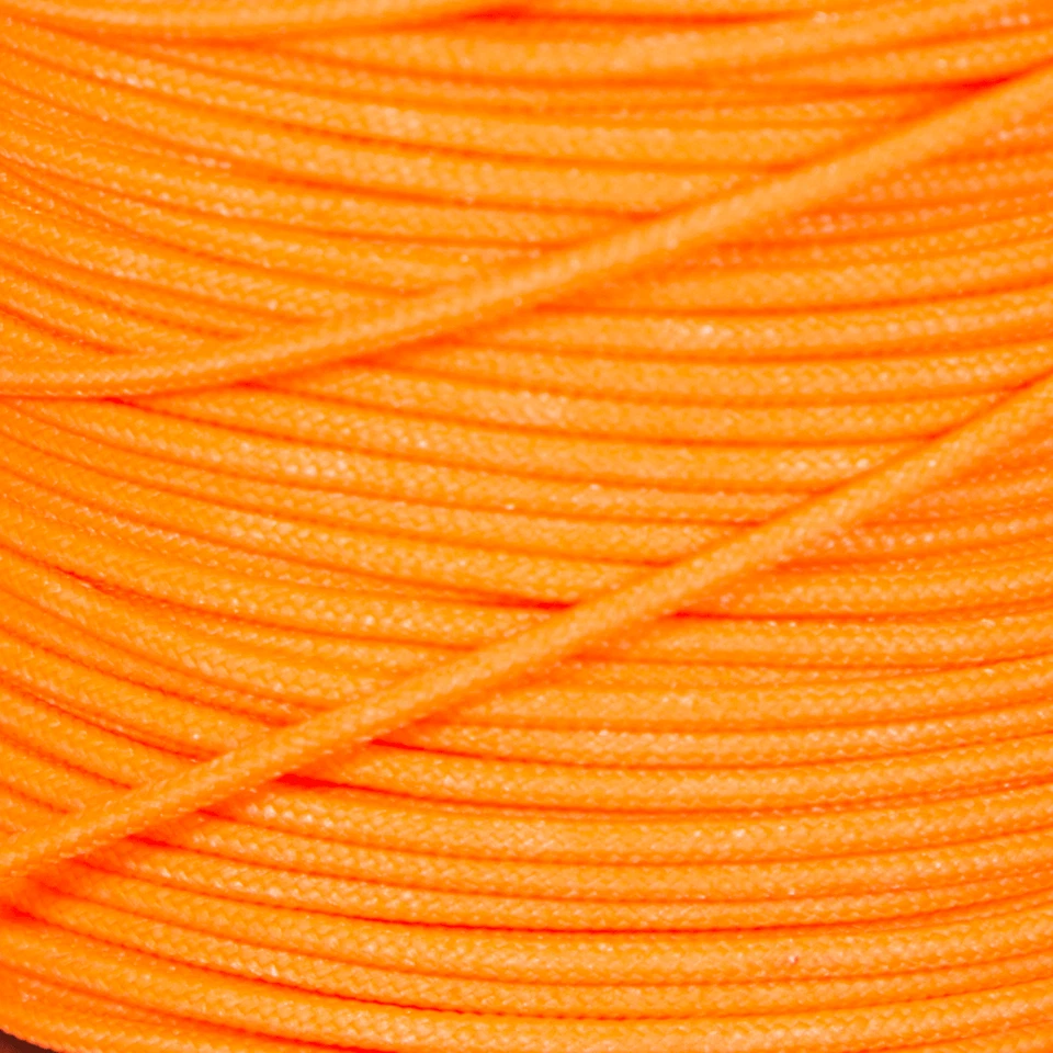 1', 3', 5', 10', 25', 50', 100'  Flo Orange D Loop BCY # 24 Rope Material - Image 1 of 1