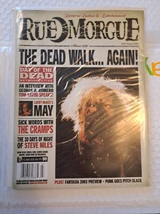 Rue Morgue July August 2003 Day Of The Dead Steve Niles  - Bild 1 von 17