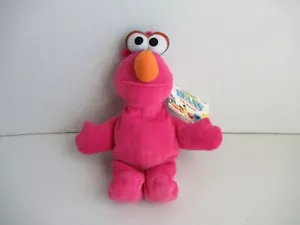 Sesame Street Elmo Bean Bag 9" Plush Toy Tyco 1997 New - Picture 1 of 3
