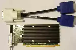 NVIDIA NVS 300 Dell OptiPlex 3010 7010 9010 Dual VGA Monitor Video Graphics Card - Picture 1 of 3