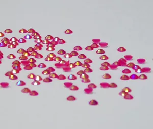 Jelly FUCHSIA AB SS16 NON HOTFIX RESIN Stones zum KIeben Qualität Menge wählbar - Picture 1 of 18