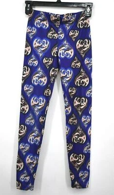 D Signed Disney Girls Kingdom Hearts Pajama Pants Overall Print Purple Size S - Image 1 of 4