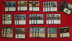 MTG Casual Green Rhox Elemental Stompy Gate Deck w/Deck Box & Sleeves Magic - Picture 1 of 8