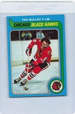 1979/80 Topps #128 Ted Bulley Blackhawks NM/MT *313