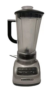 KitchenAid KSB1575MC 5-Speed Diamond Heavy Duty Blender Silver 60 oz - Working - Picture 1 of 7