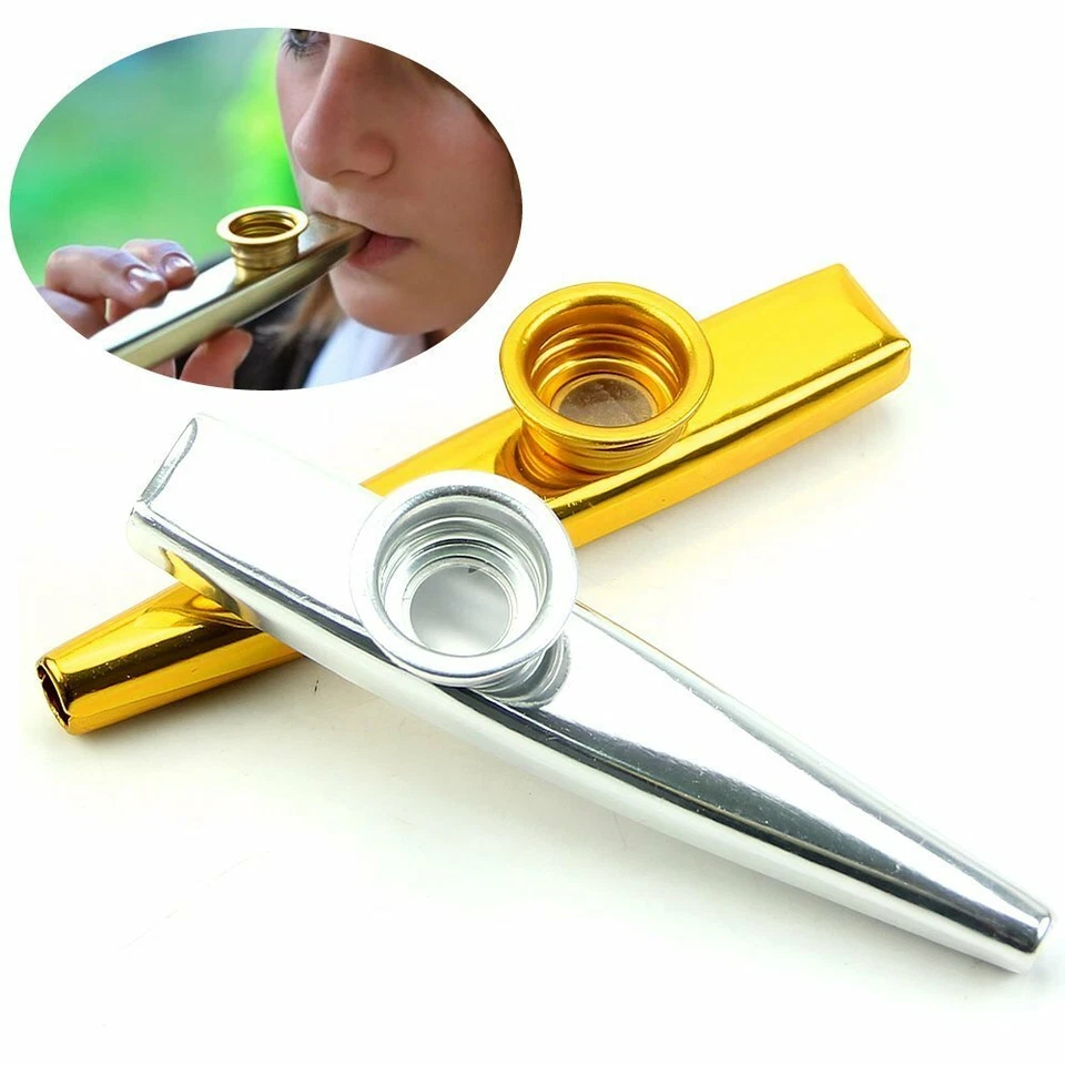 Flauta Boca Kazoo + Kazoo Armónica Niños Fiesta Niño Instrumento Musical Regalo Foto 1 de 1