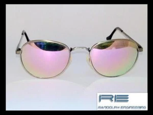 RANDOLPH ENGINEERING FLIEGERSONNENBRILLE LILA BLITZSPIEGEL SKL GOLD Gestell RE251 - Bild 1 von 4