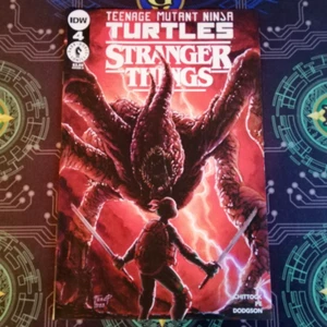 TMNT Ninja Turtles X Stranger Things #4 A IDW Comic ENG NM ✅ - Bild 1 von 4