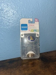 MAM Original Orthodontic Pacifiers 2-Pack NEW! 16+ Months FREE SHIPPING! - Picture 1 of 1