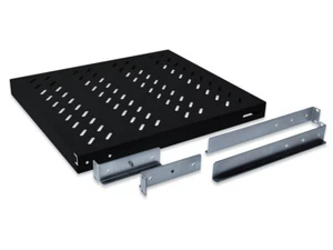 19" Fachboden T=350mm, 1 HE, schwarz, Digitus® [DN-97645] - Afbeelding 1 van 2