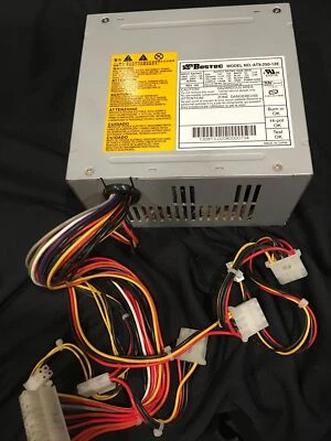 ATX-250-12E Rev: HV Bestec PC Computer ATX Power Supply for Gateway, New Bulk - Image 1 of 4