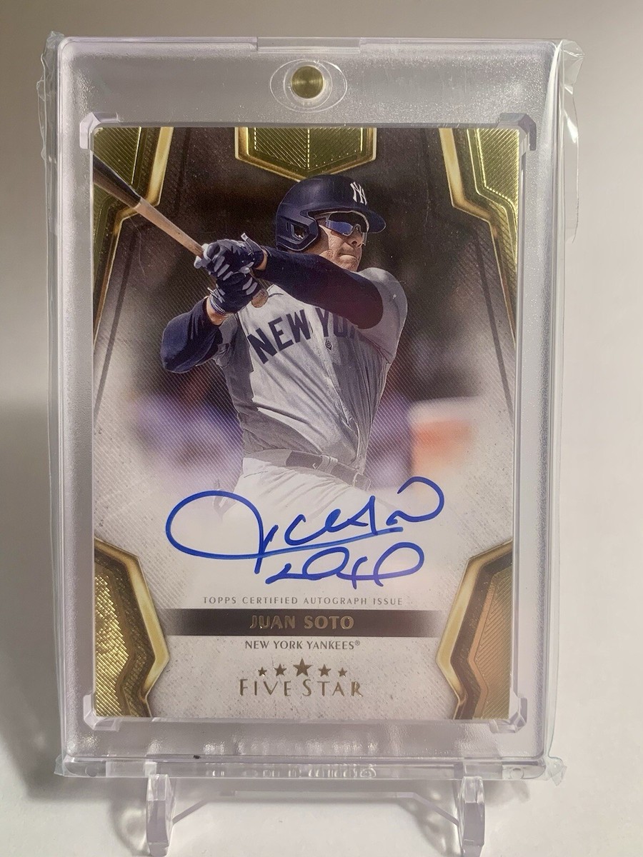 希少 直書き】JUAN SOTO mlb topps auto ソト サイン 25シリ
