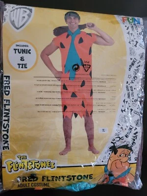 Rubie's Fred Flintstone костюм для Хэллоуина для взрослых - размер XL - Изображение 1 из 3