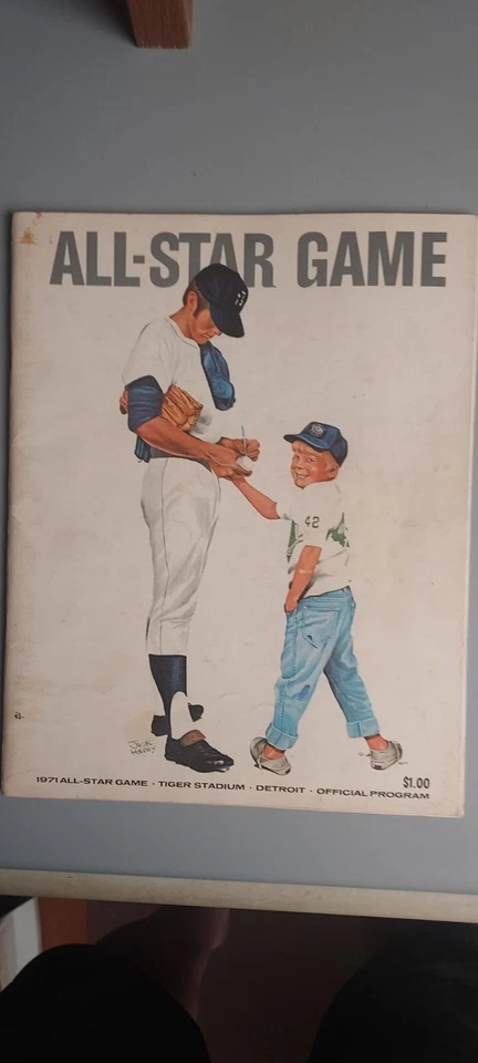 1971 All Star Game Program - Image 1 of 1