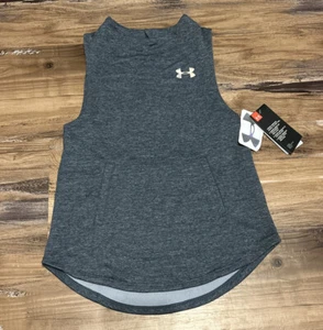 Girls Under Armour Sleeveless Shirt Top Sz Youth Small New With Tags Golf - Picture 1 of 7