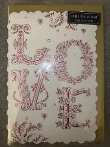 Hallmark (Heirloom Collection) 3D Large Beautiful “Valentine’sDay” Card - Picture 1 of 4