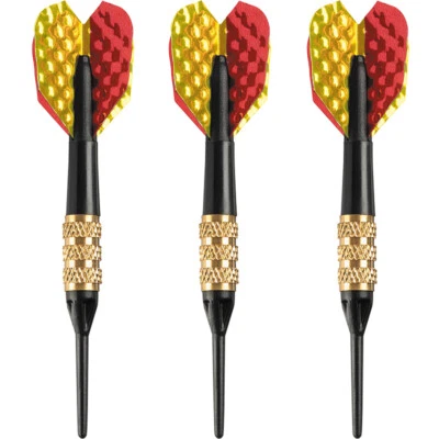HARROWS DARTS LTD Harrows Dart Mini Fun Softdarts Brass Messing Softtip Dartpfeile Set NEU