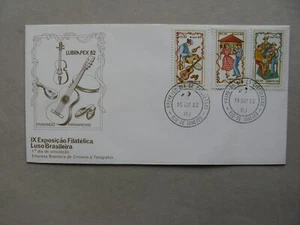 BRAZIL / BRASIL, cover FDC 1982, LUBRAPEX 82, music dance - Picture 1 of 1