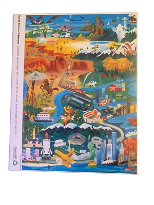 Colorcraft Puzzles - California Adventure - 1000 Piece Jigsaw Puzzle - Sealed - Image 1 of 3