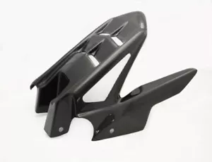 Abrazadera trasera Yamaha XSR 700 2016-2024 de Powerbronze aspecto de carbono y malla plateada - Imagen 1 de 4