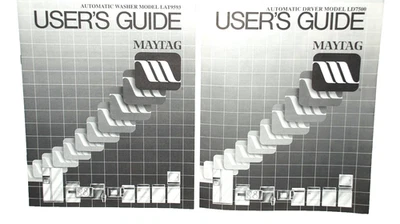 MAYTAG Waschmaschine & Trockner Benutzerhandbücher für Modell LAT9593 Installation Wäsche - Bild 1 von 4