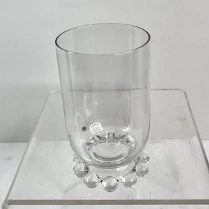 Imperial Glass Footed Tumbler set of 4 CANDLEWICK 4.5"T 10oz - Picture 1 of 4