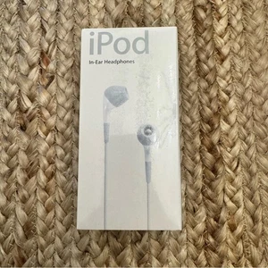 Retro Apple iPod In-Ear Headphones M9394G/A Factory Sealed Vintage Rare NOS - Picture 1 of 3