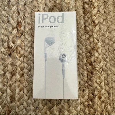 Retro Apple iPod In-Ear Headphones M9394G/A Factory Sealed Vintage Rare NOS - Image 1 of 3
